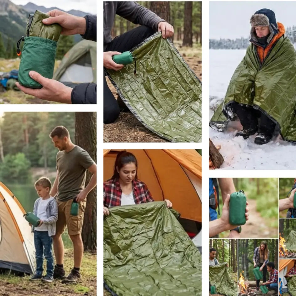 TerraShell Emergency Sleeping Bag | Thermal Survival Blanket