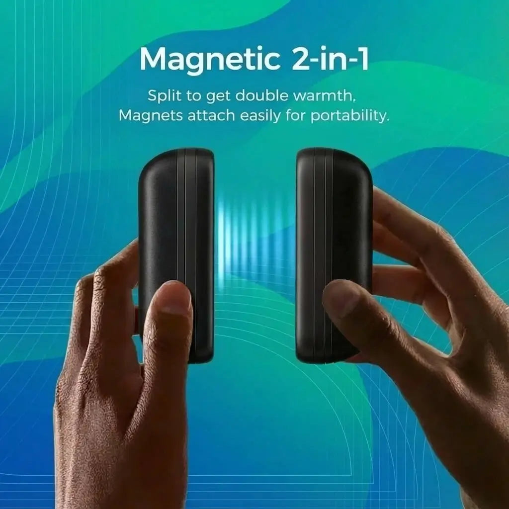 Mag-Split Rechargeable Hand Warmer | Portable Heat Pack